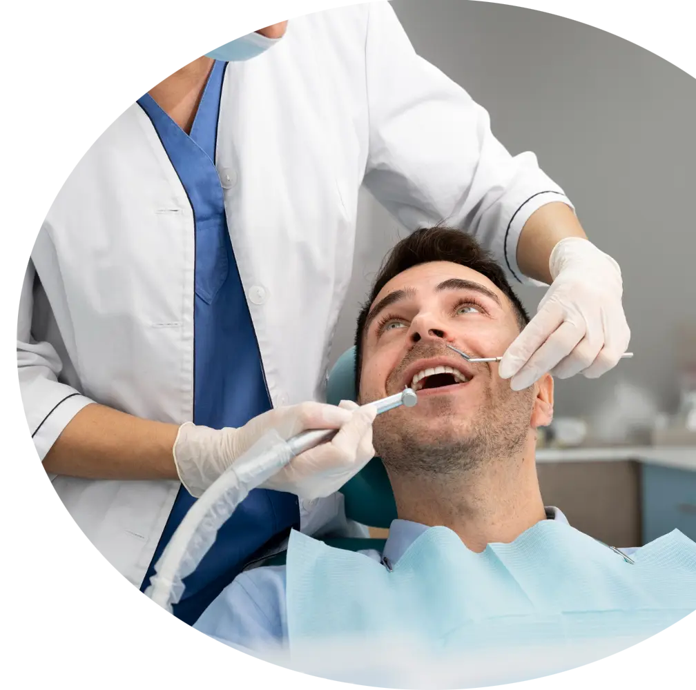 patient chez le dentiste